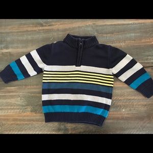 Gymboree half zip toddler boys pullover sweater 2T